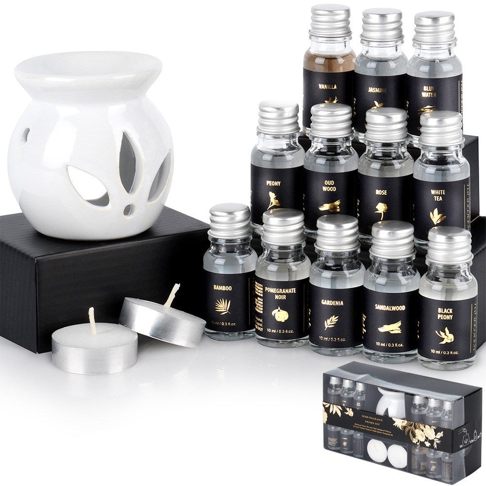 Ceramic scented oil burner, 15 pcs.