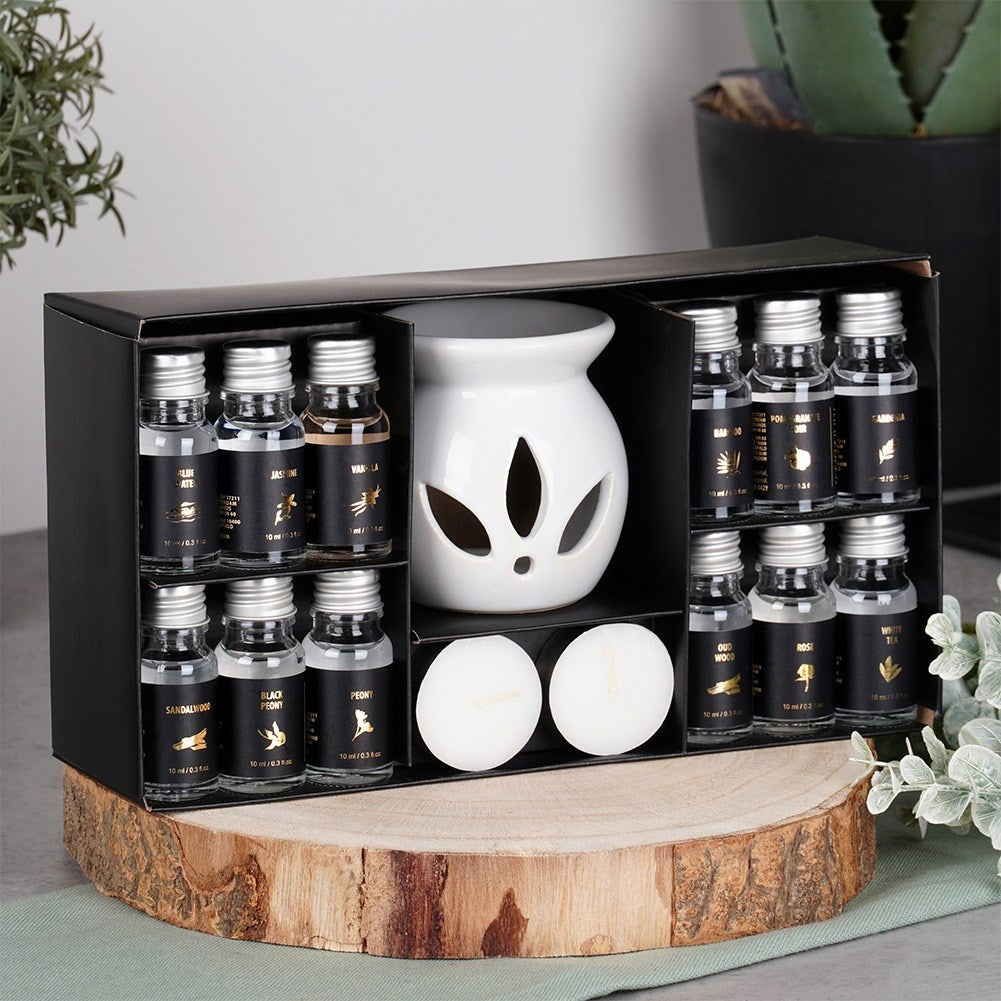 Ceramic scented oil burner, 15 pcs.