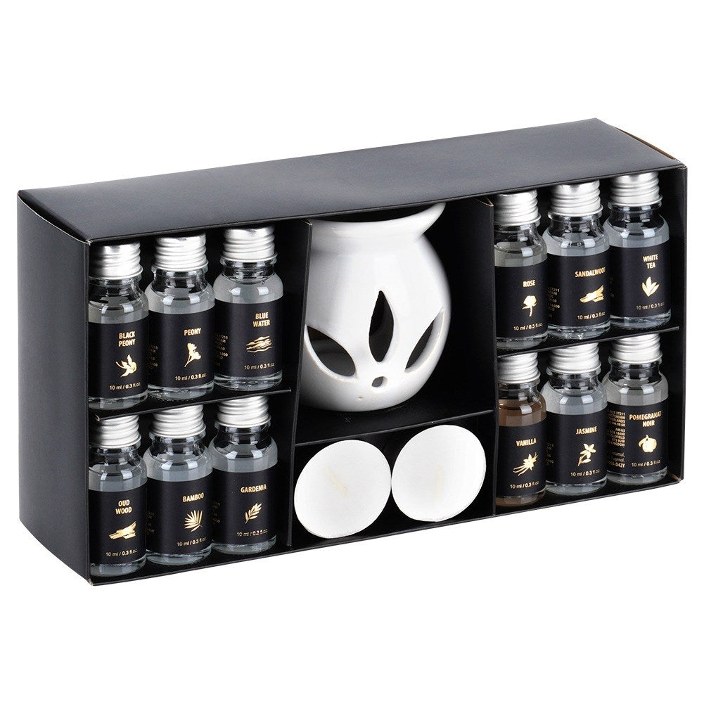 Ceramic scented oil burner, 15 pcs.