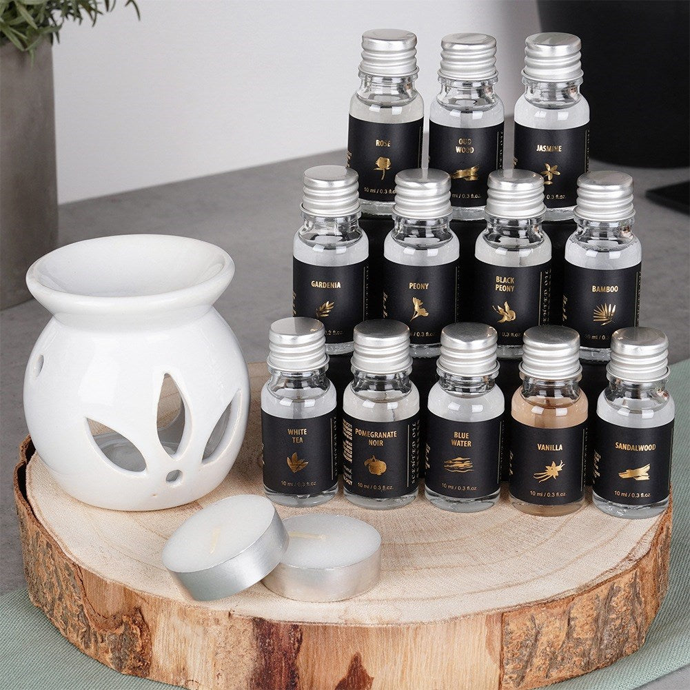 Ceramic scented oil burner, 15 pcs.