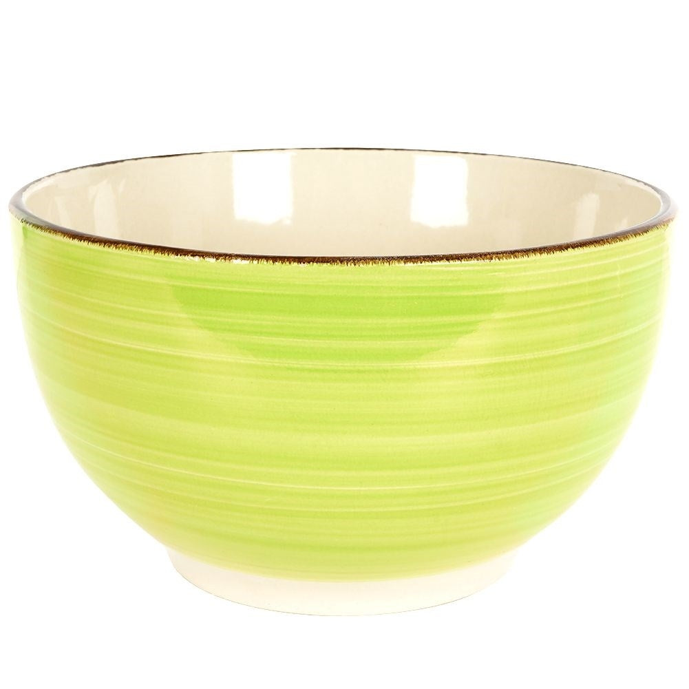 Ceramic set 16 parts for 4 people in trendy green-beige