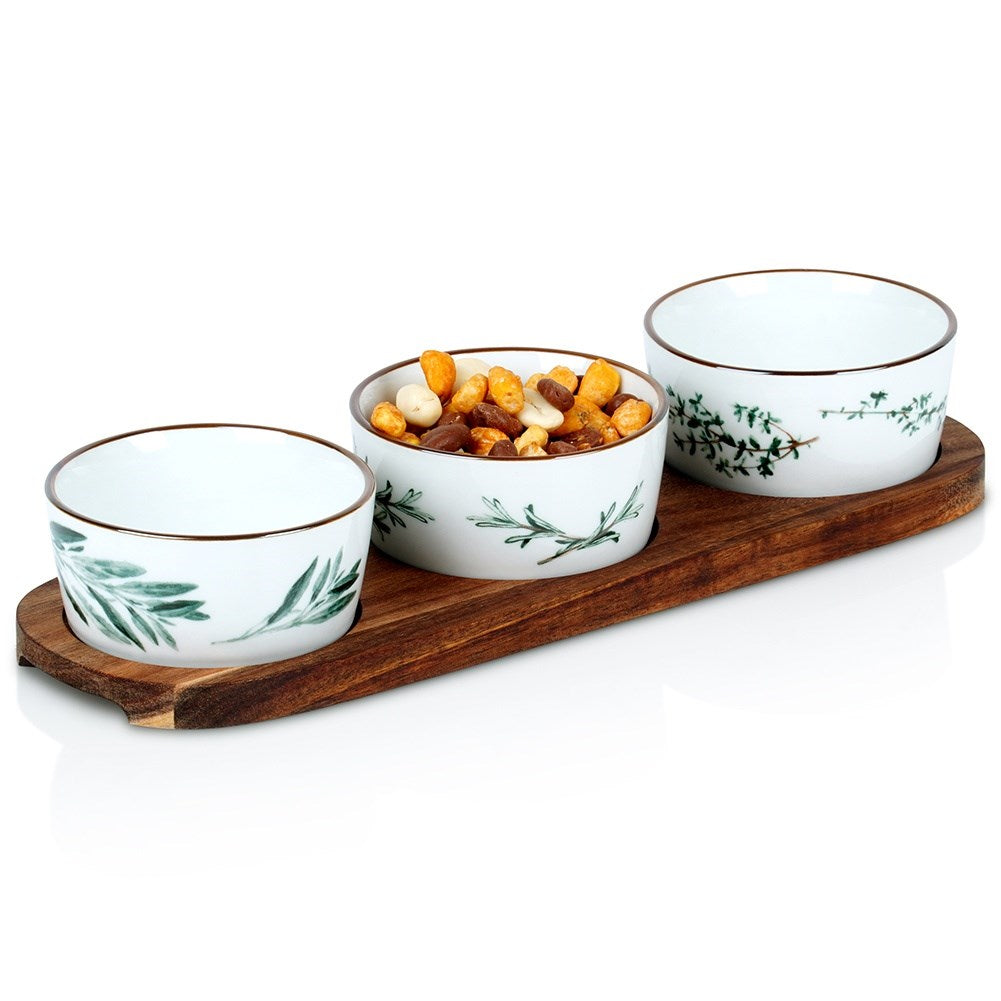Ceramic snack bowls 30 cm 4 pcs.