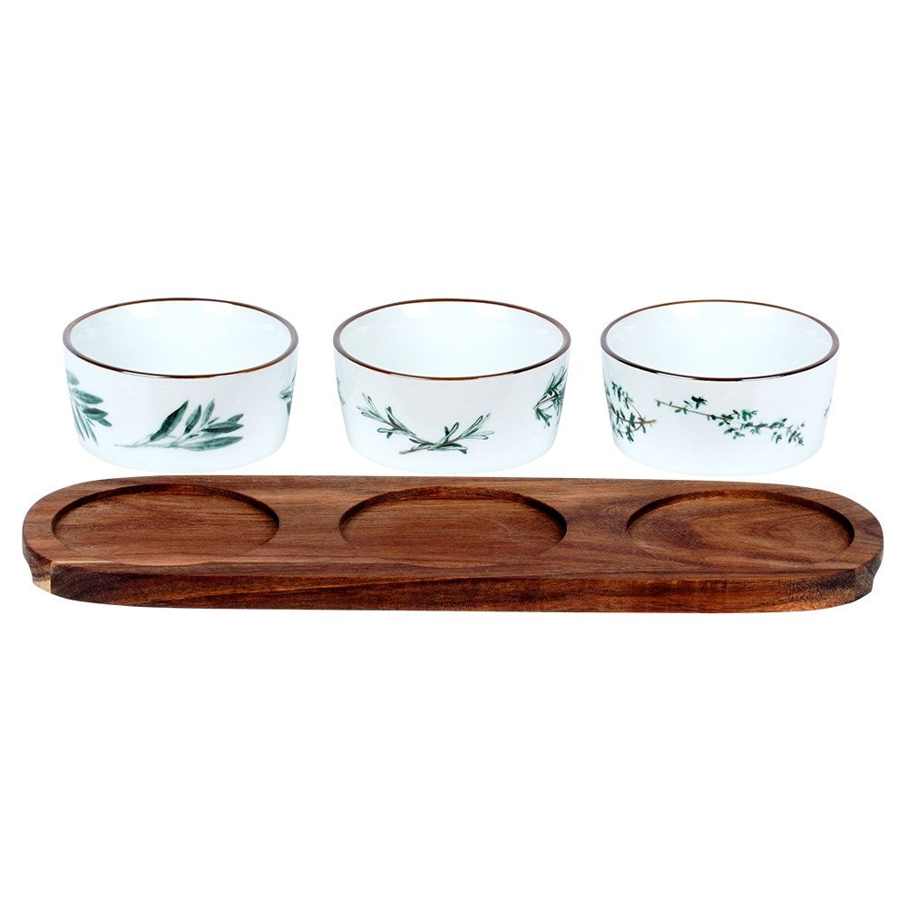 Ceramic snack bowls 30 cm 4 pcs.