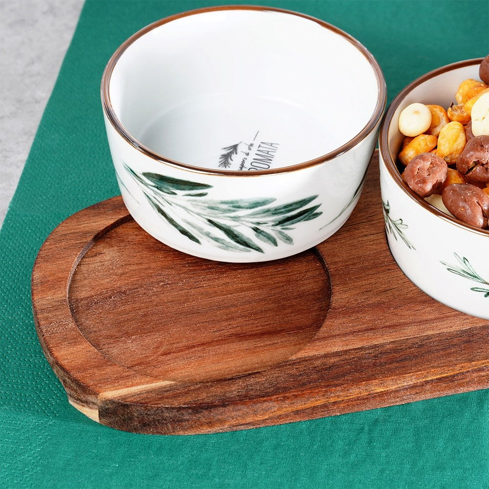 Ceramic snack bowls 30 cm 4 pcs.