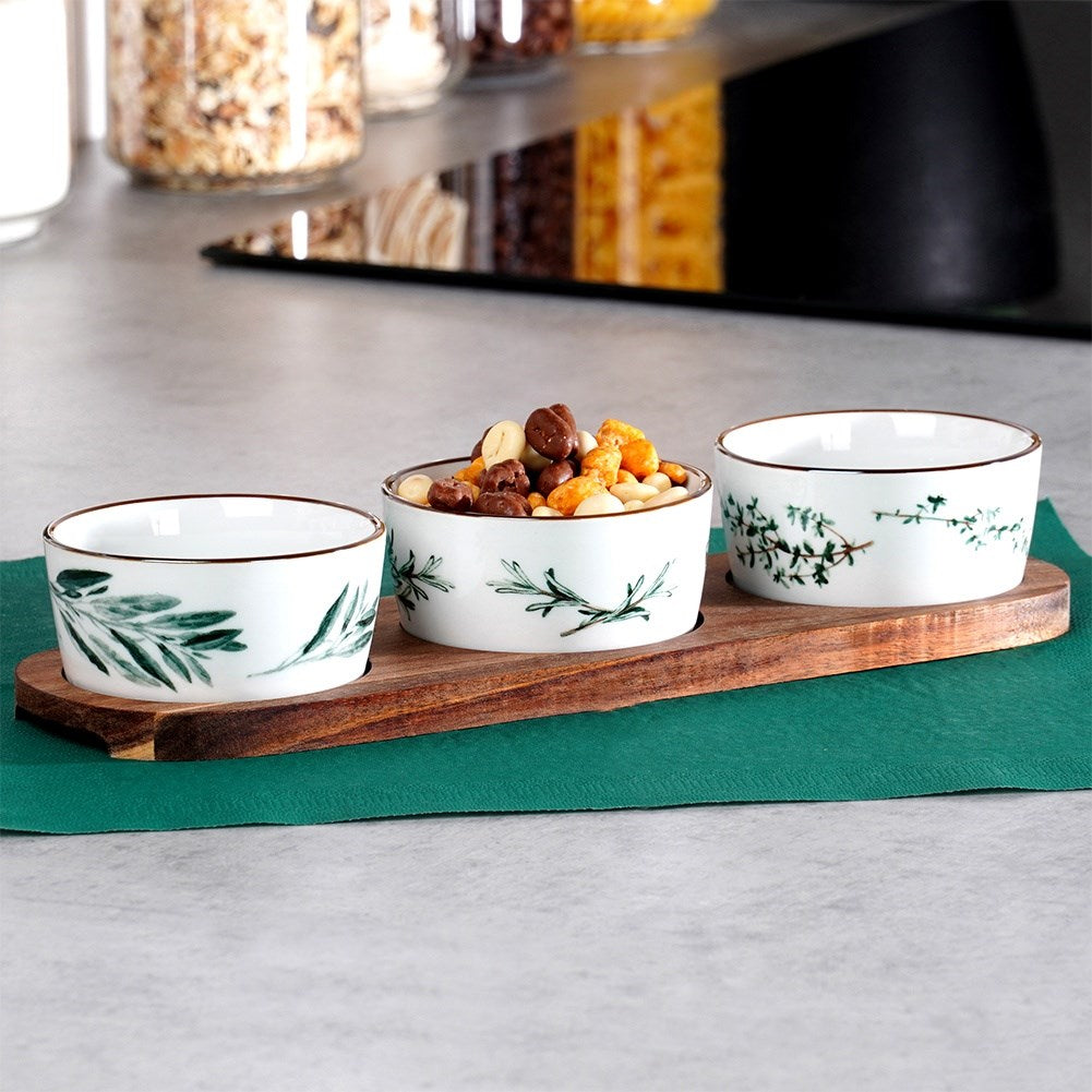 Ceramic snack bowls 30 cm 4 pcs.