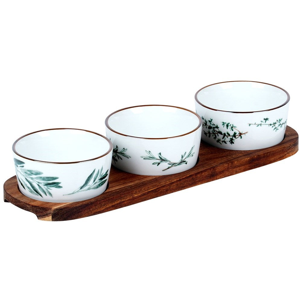 Ceramic snack bowls 30 cm 4 pcs.