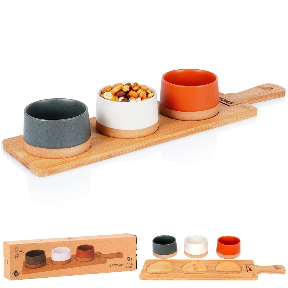 Ceramic snack bowls 48 cm 4 pcs.