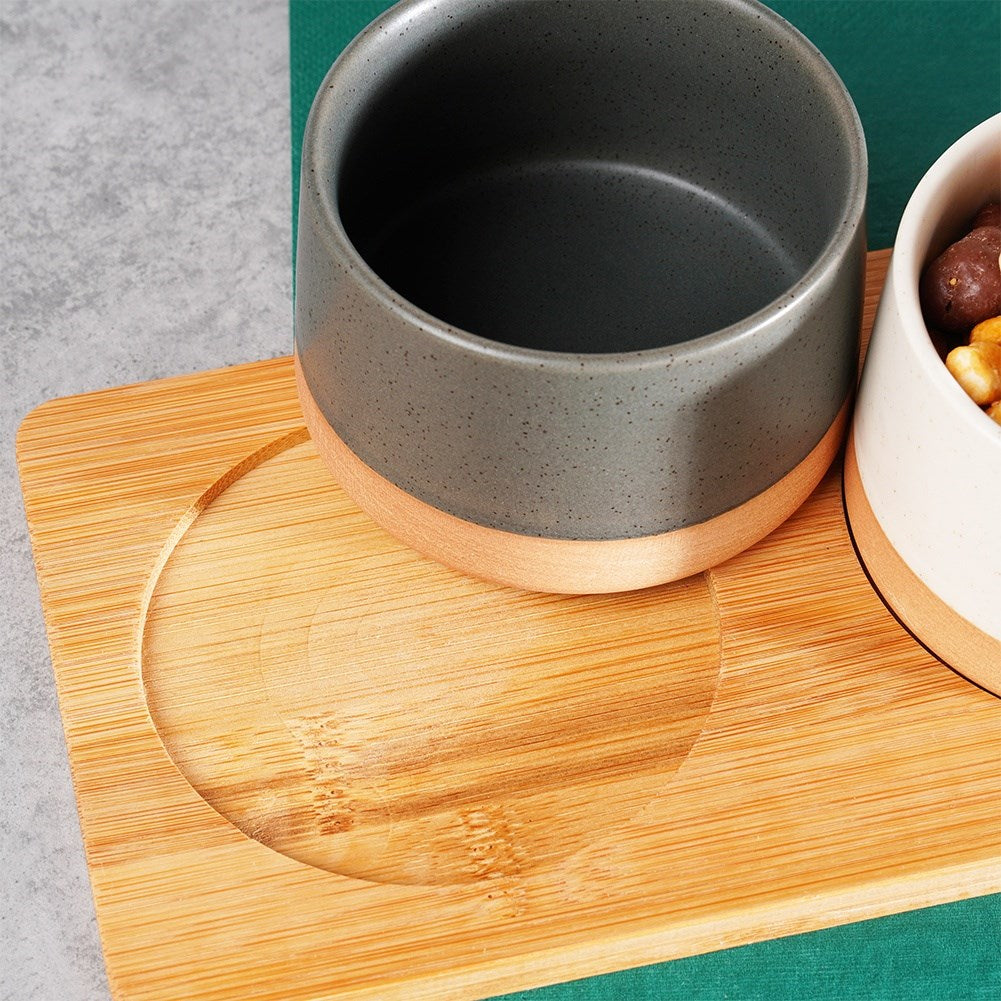 Ceramic snack bowls 48 cm 4 pcs.