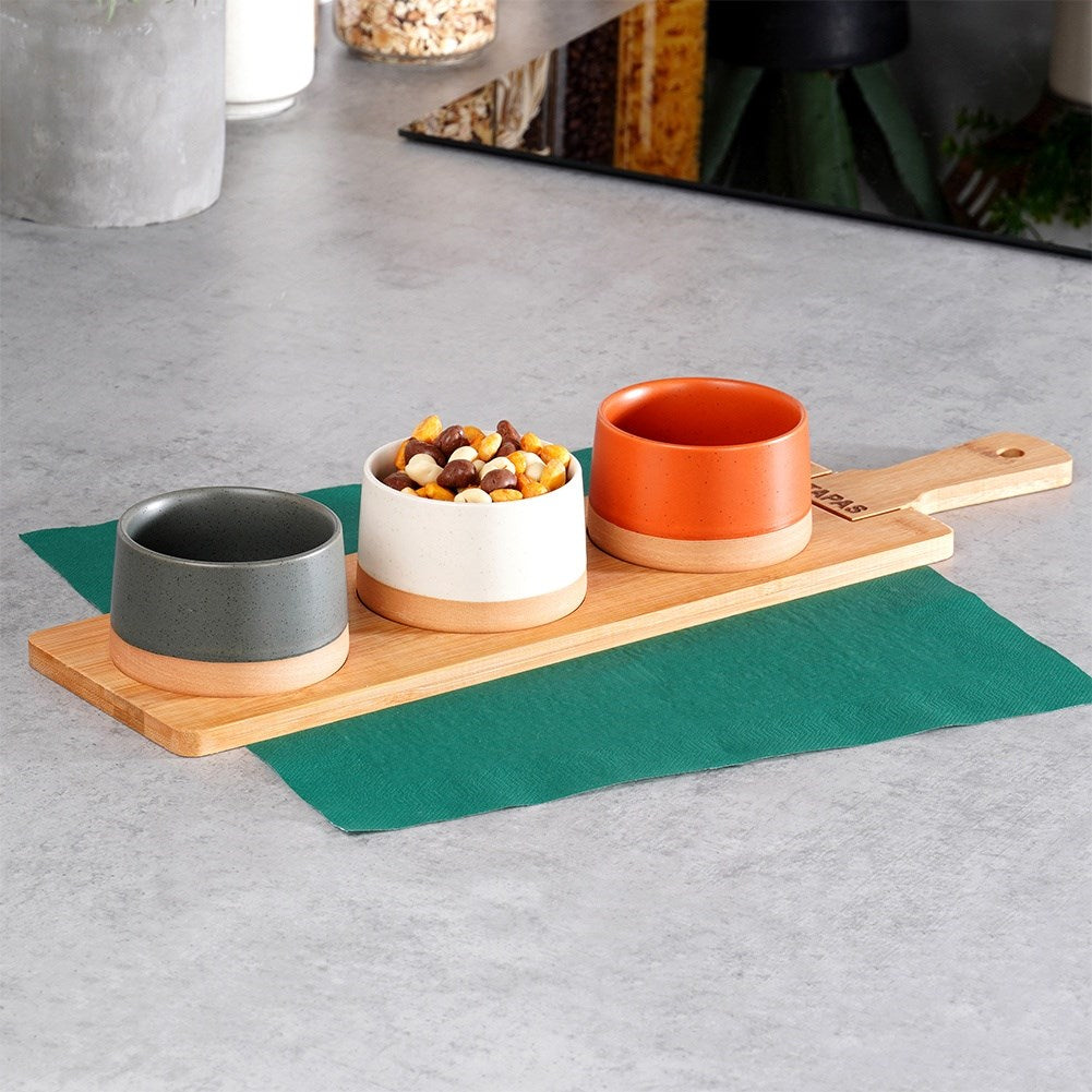 Ceramic snack bowls 48 cm 4 pcs.