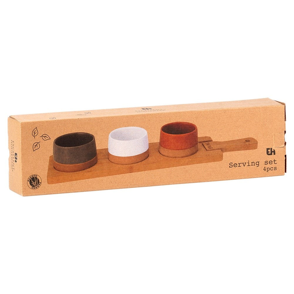 Ceramic snack bowls 48 cm 4 pcs.