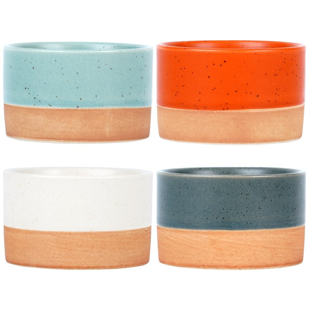Ceramic snack bowls 75 ml, 6.5 cm 4 pcs.