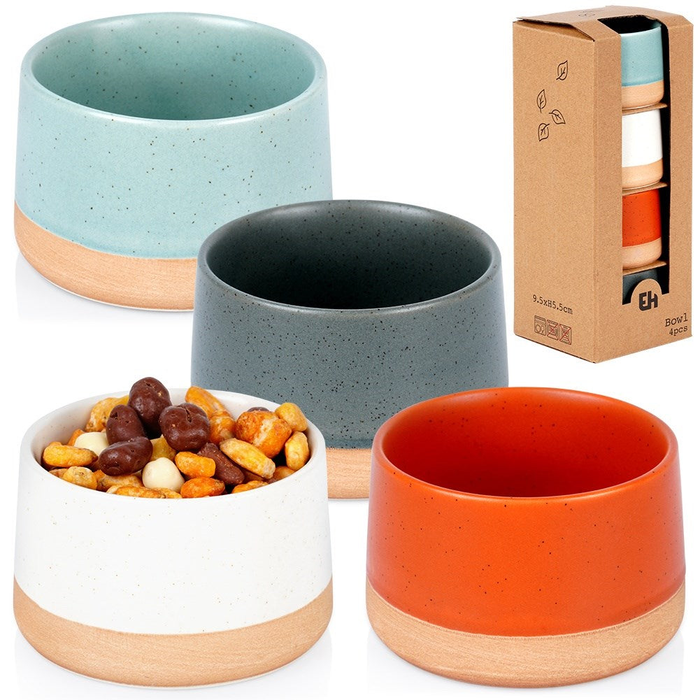 Ceramic snack bowls 9.5 cm, 220 ml 4 pcs.