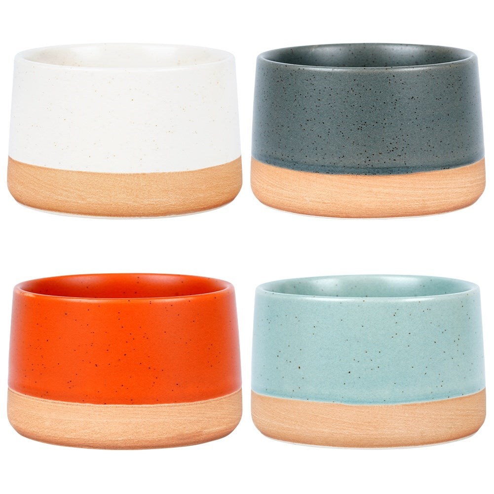 Ceramic snack bowls 9.5 cm, 220 ml 4 pcs.
