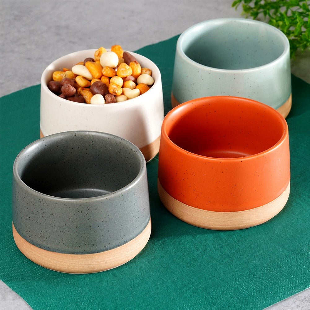 Ceramic snack bowls 9.5 cm, 220 ml 4 pcs.