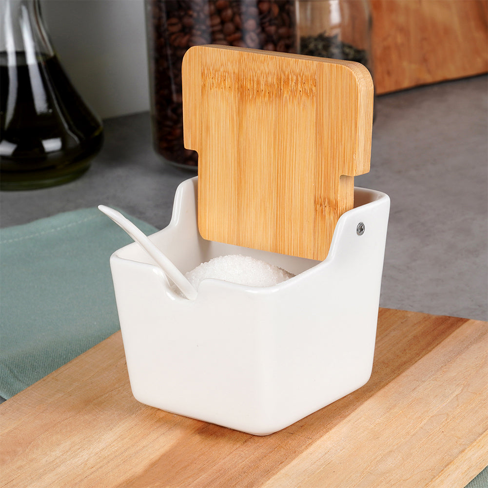Ceramic sugar bowl white 250 ml
