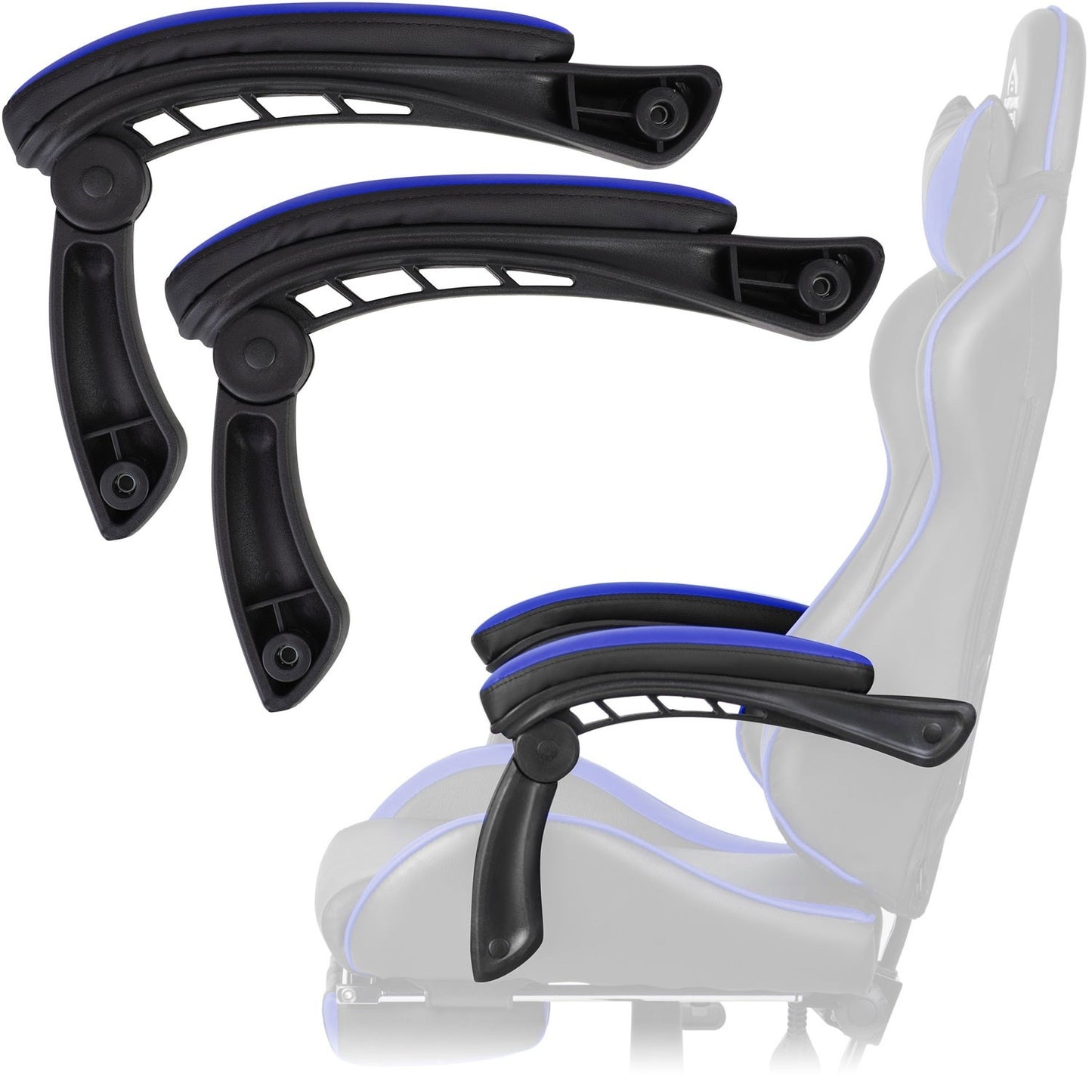 Cerber armchair armrests blue pair