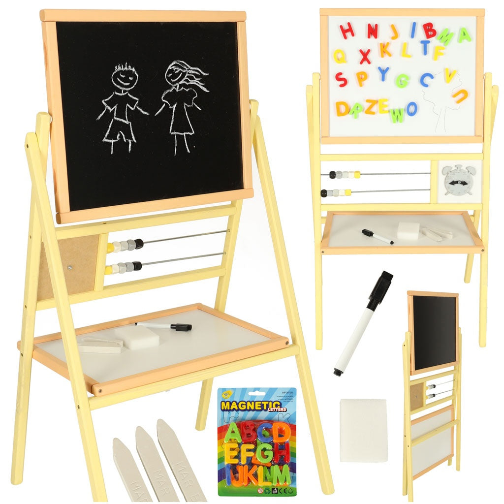 Chalkboard dry erase board 30x56x90 peach