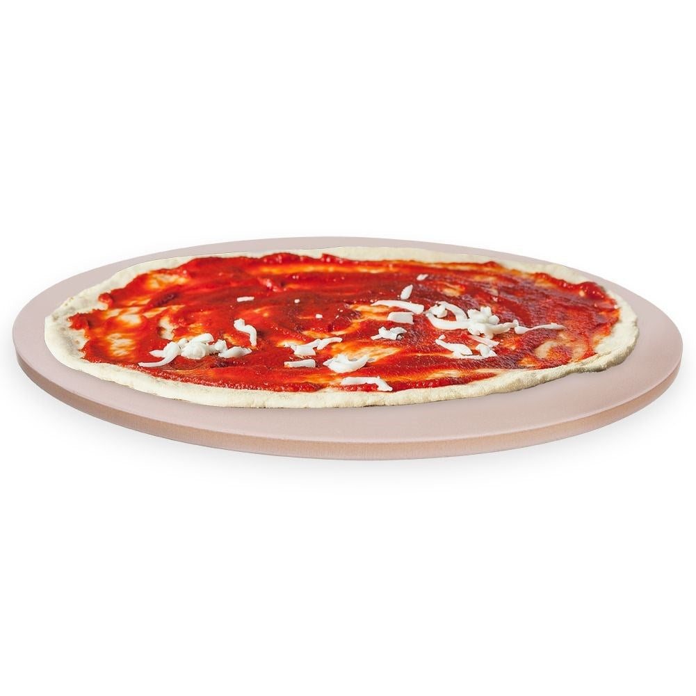 Chamotte pizza stone for crispy and evenly baked pizza
