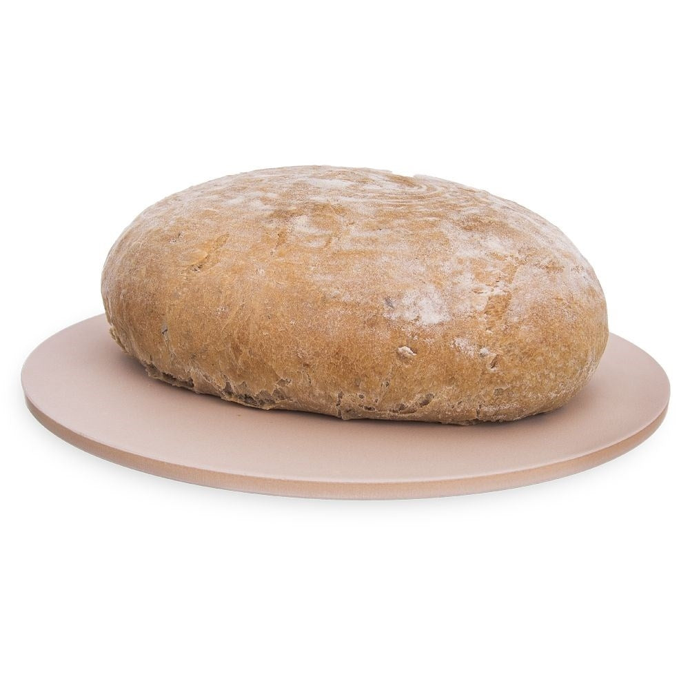 Chamotte pizza stone for crispy and evenly baked pizza