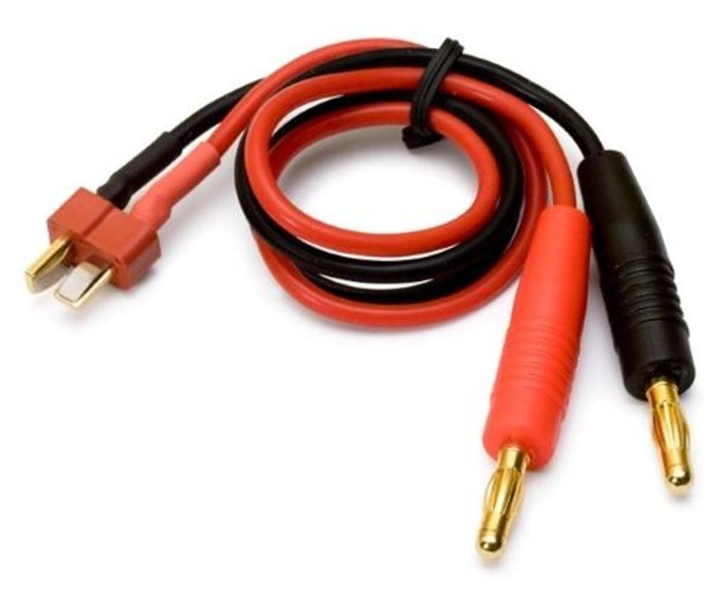 Charging cable T-Plug with 4 mm banana plug