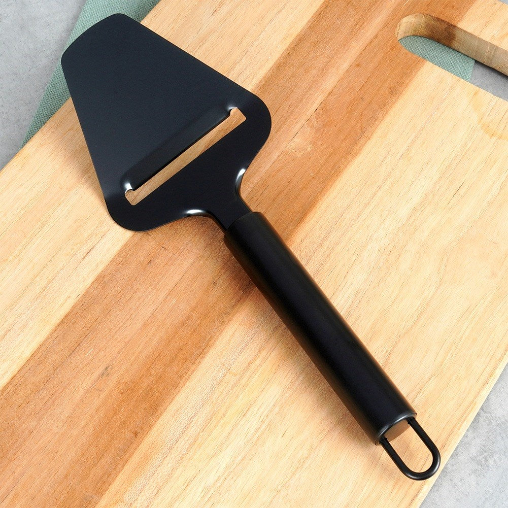 Cheese knife steel black 22 cm