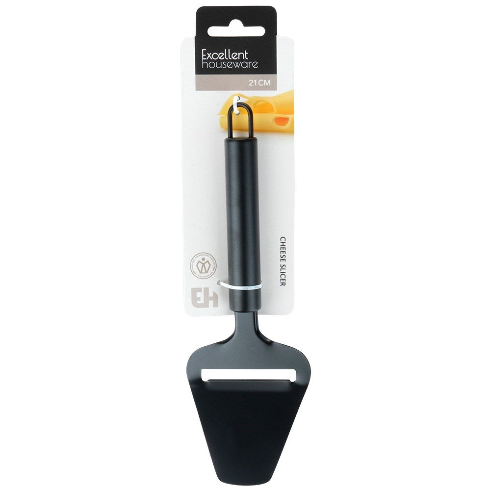 Cheese knife steel black 22 cm