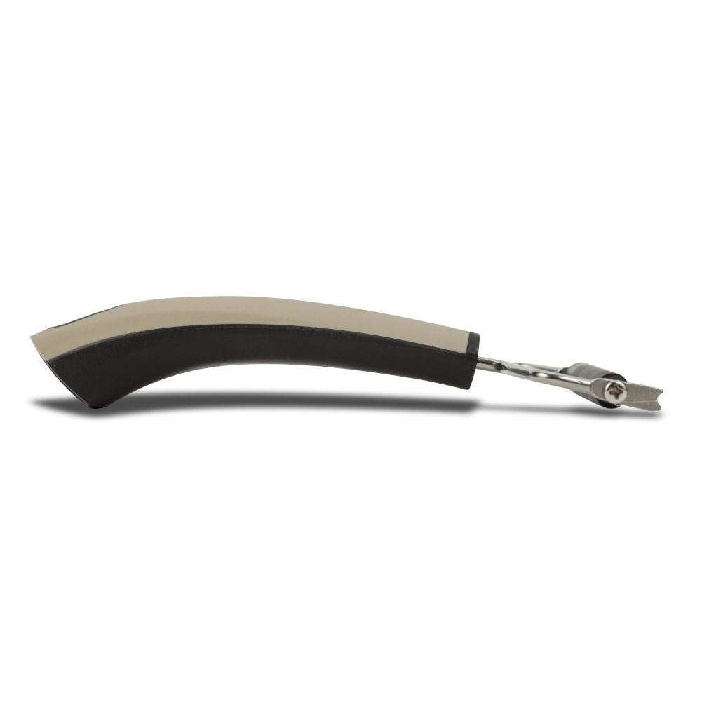Cheese knife with steel wire and non-slip handle for all cheeses