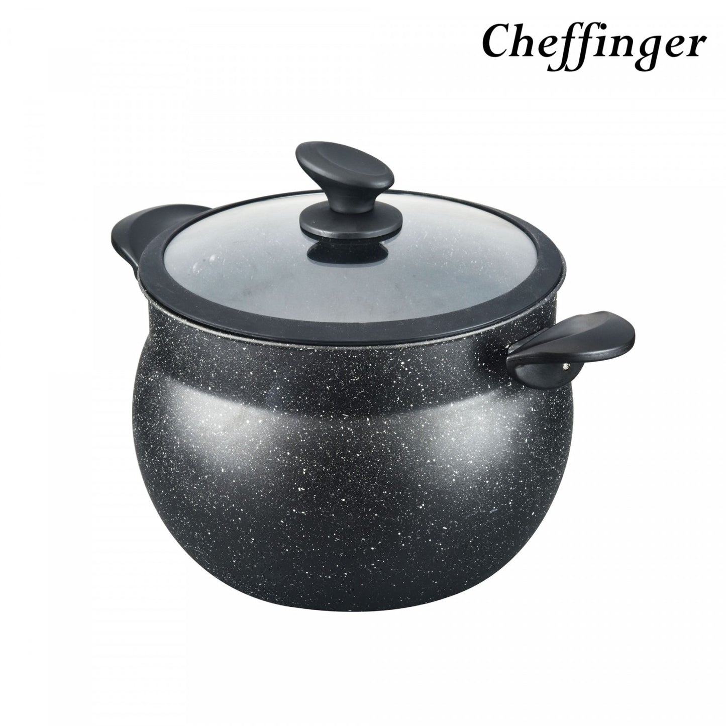 Cheffinger CF-COUS12: 12L Marble Coated Steam Cooker Couscous Pot