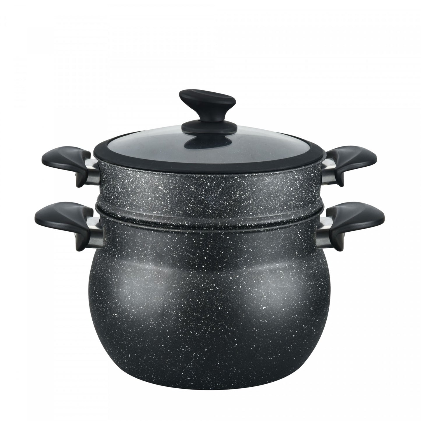 Cheffinger CF-COUS6: 6L Marble Coated Steam Cooker Couscous Pot