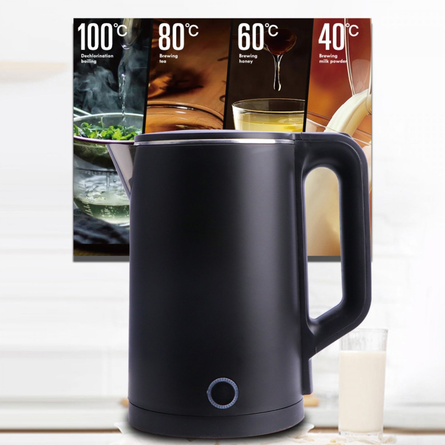 Cheffinger CF-PWK20: 2L Electric Water Kettle - 2000W