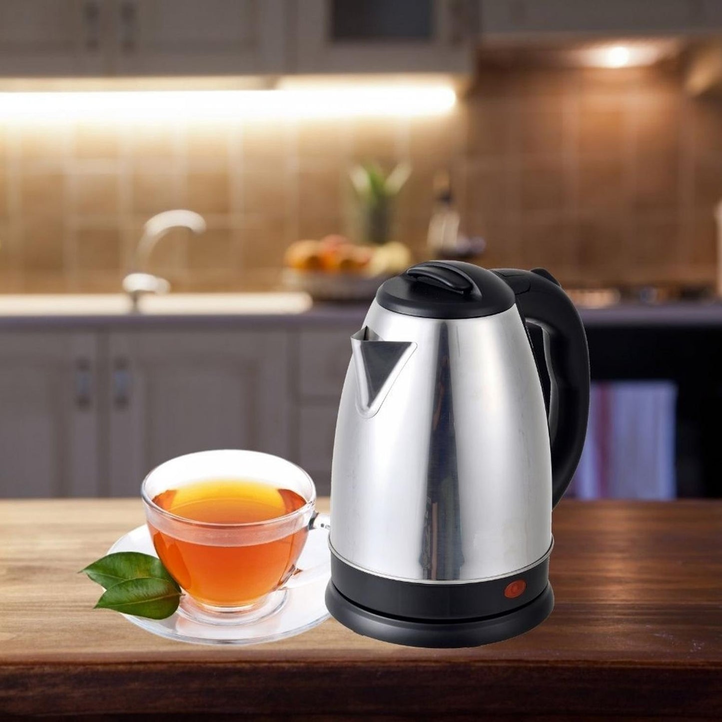 Cheffinger CF-SSK1.8: 1.8L Stainless Steel Cordless Kettle - 1500W