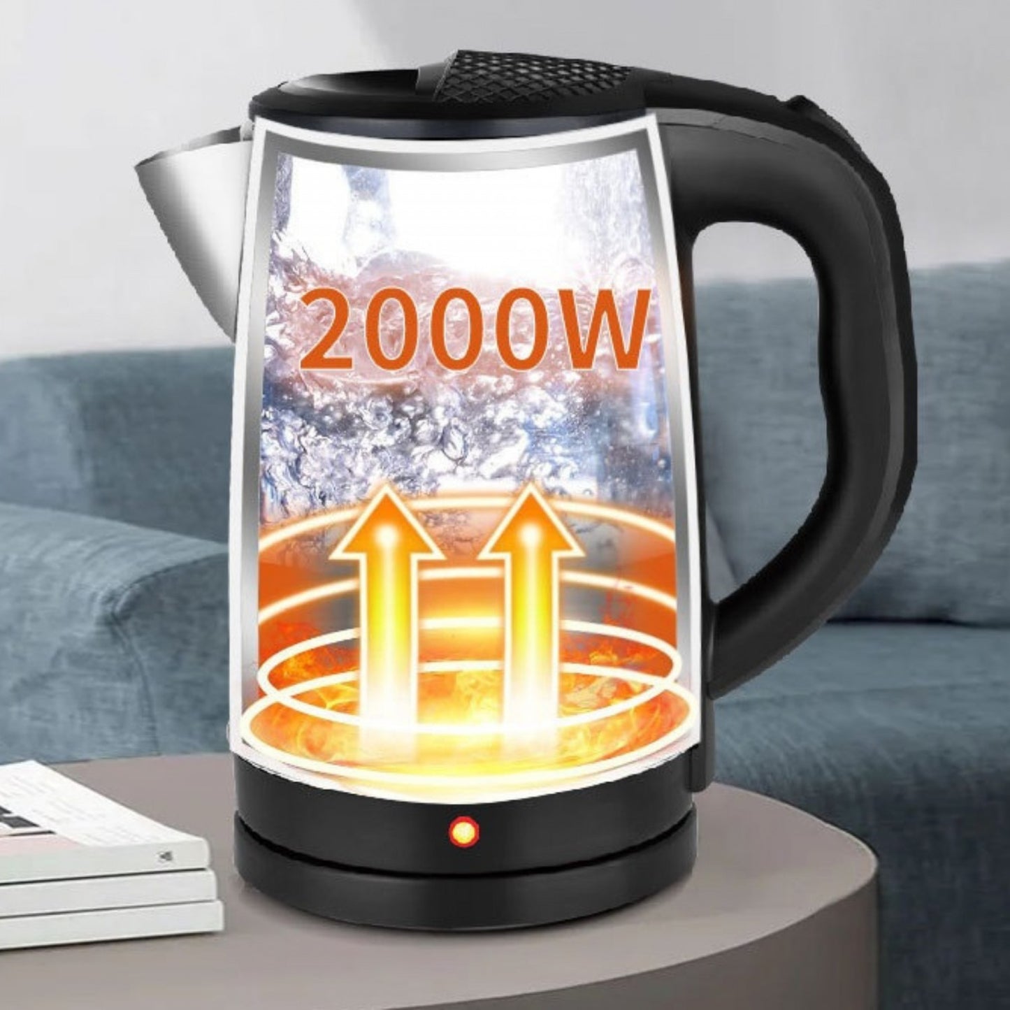 Cheffinger CF-SSK20: 2.3 L Electric Water Kettle - 2000W