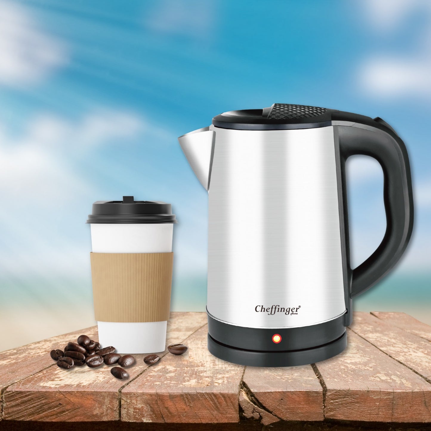 Cheffinger CF-SSK20: 2.3 L Electric Water Kettle - 2000W