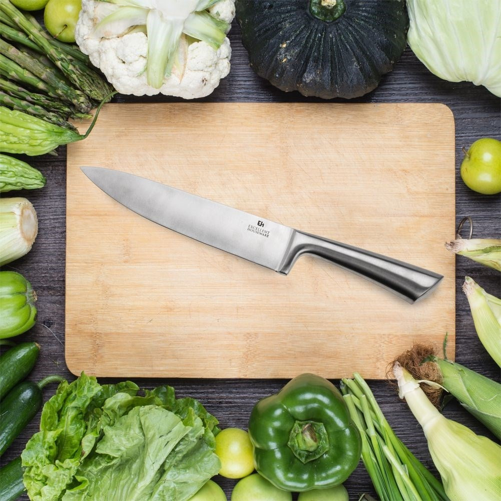 Chef's Knife in Stainless Steel with Ergonomic Handle