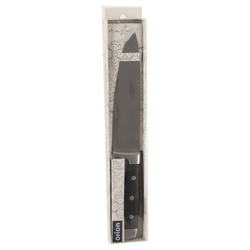 Chef's knife: Stainless steel, robust ABS handle, 3-point rivets