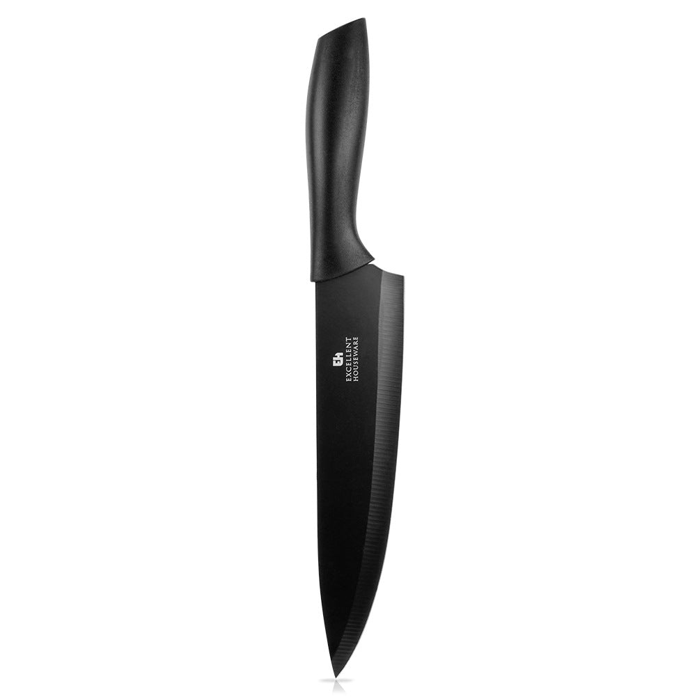 Chef's knife steel black 32 cm
