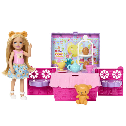 Chelsea Doll Tea Party Picnic Set with Basket & Accessories
