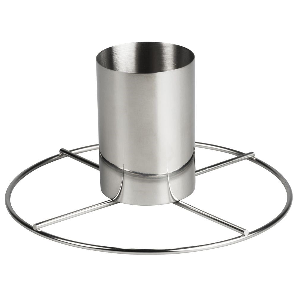 Chicken stand with Marinade container in Stainless Steel
