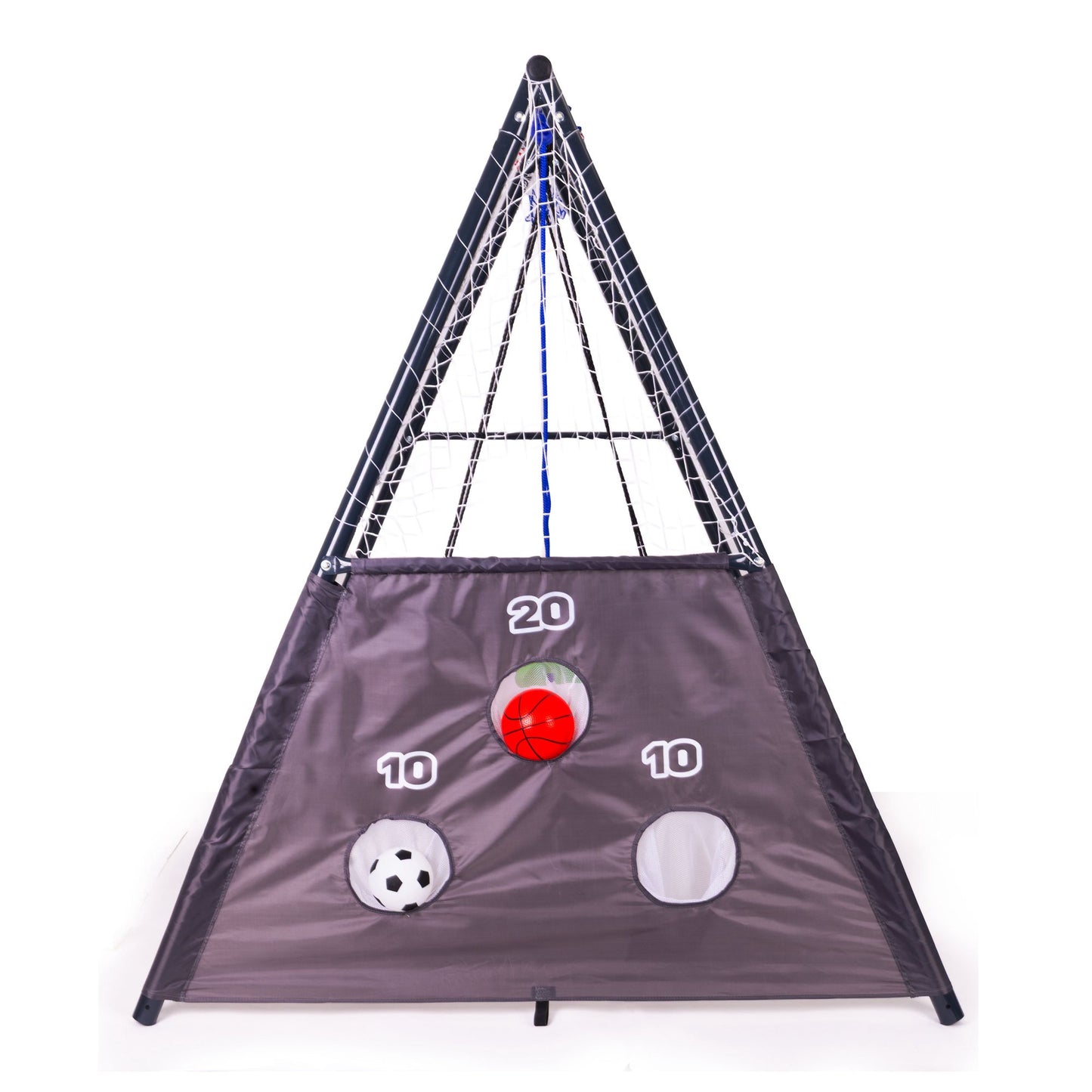 Children's 4-in-1 Garden Swing Set with Nest & Hoop