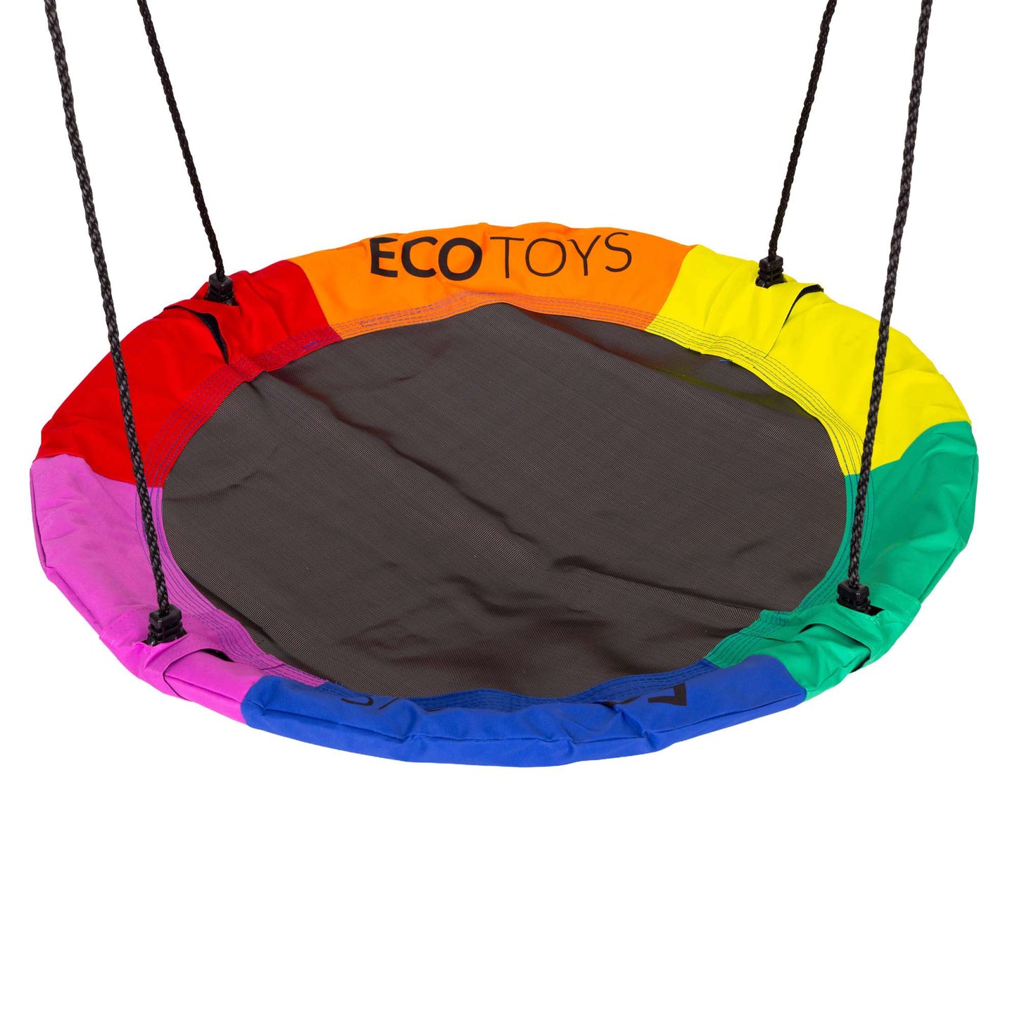 Children's 4-in-1 Garden Swing Set with Nest & Hoop