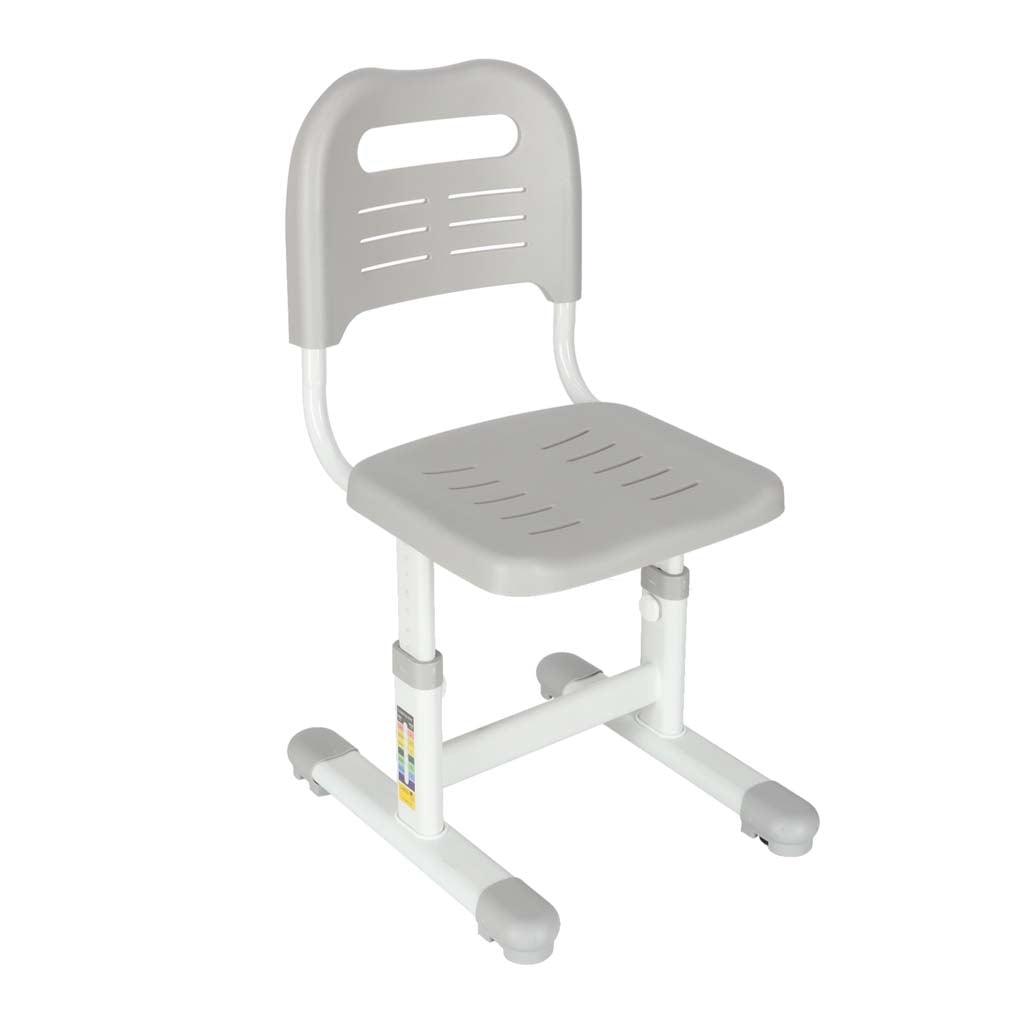 Children's Desk Set with Drawer, Chair & Lamp - Grey