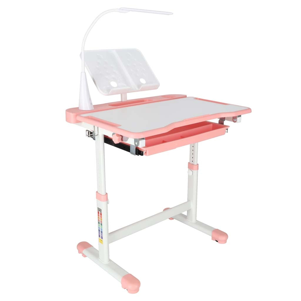 Children's Desk Set with Drawer, Chair, and Lamp