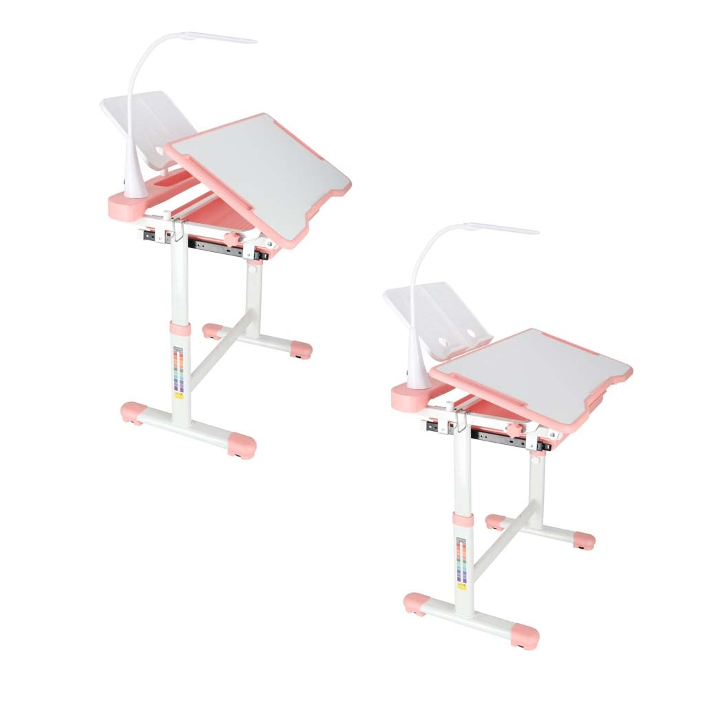 Children's Desk Set with Drawer, Chair, and Lamp