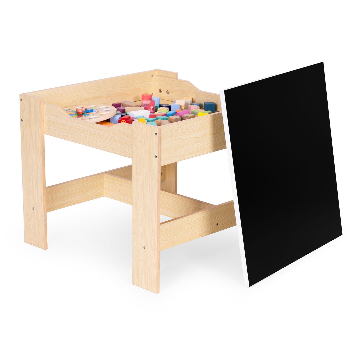Children’s Furniture Set – Table + 2 Chairs with Chalkboard ECOTOYS