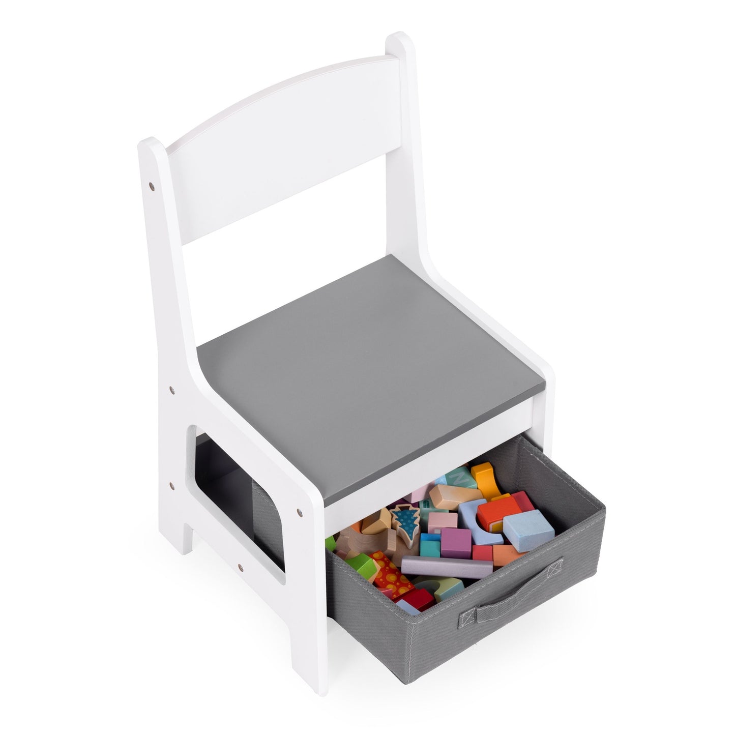 Children’s Furniture Set – Table + 2 Chairs with Chalkboard ECOTOYS