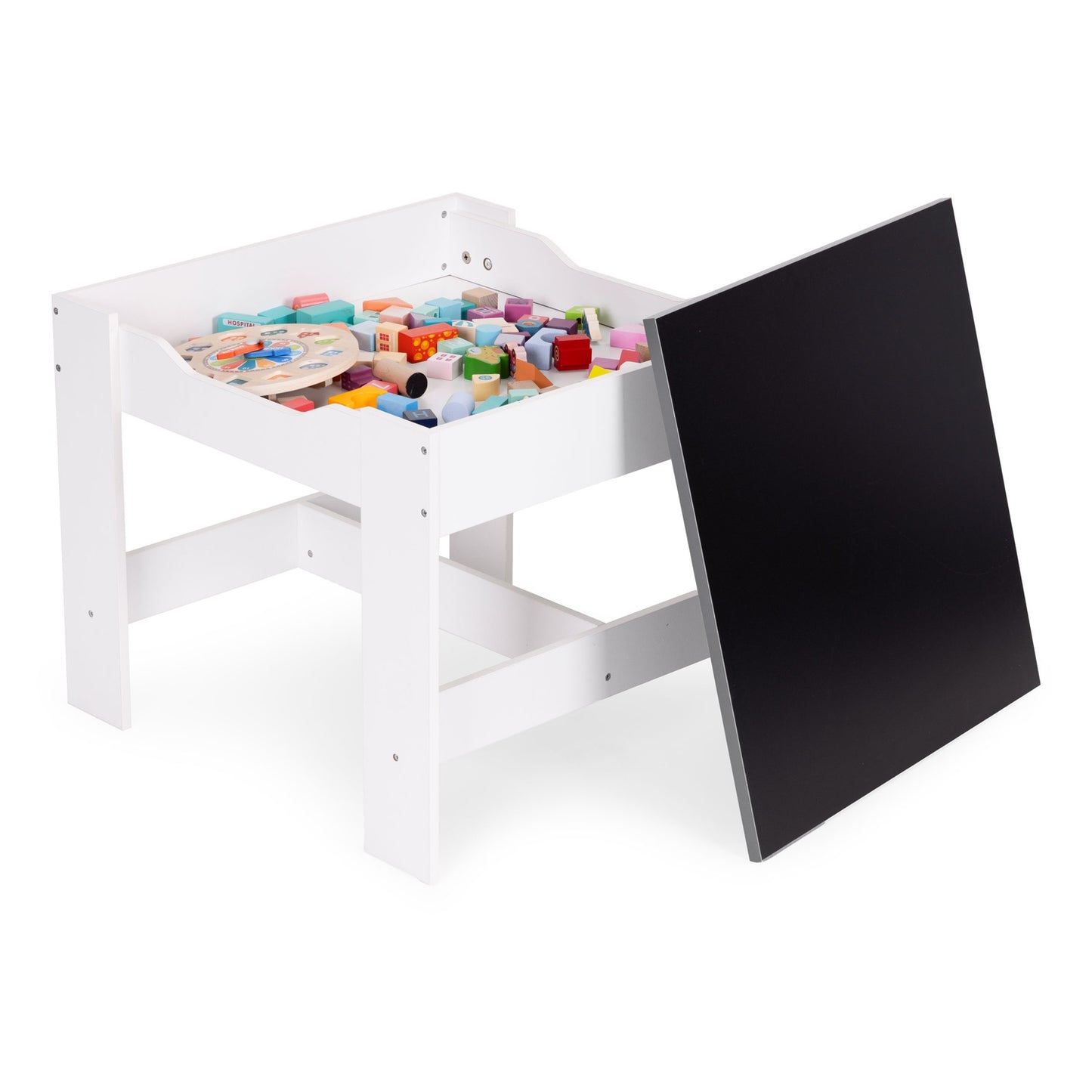 Children’s Furniture Set – Table + 2 Chairs with Chalkboard ECOTOYS
