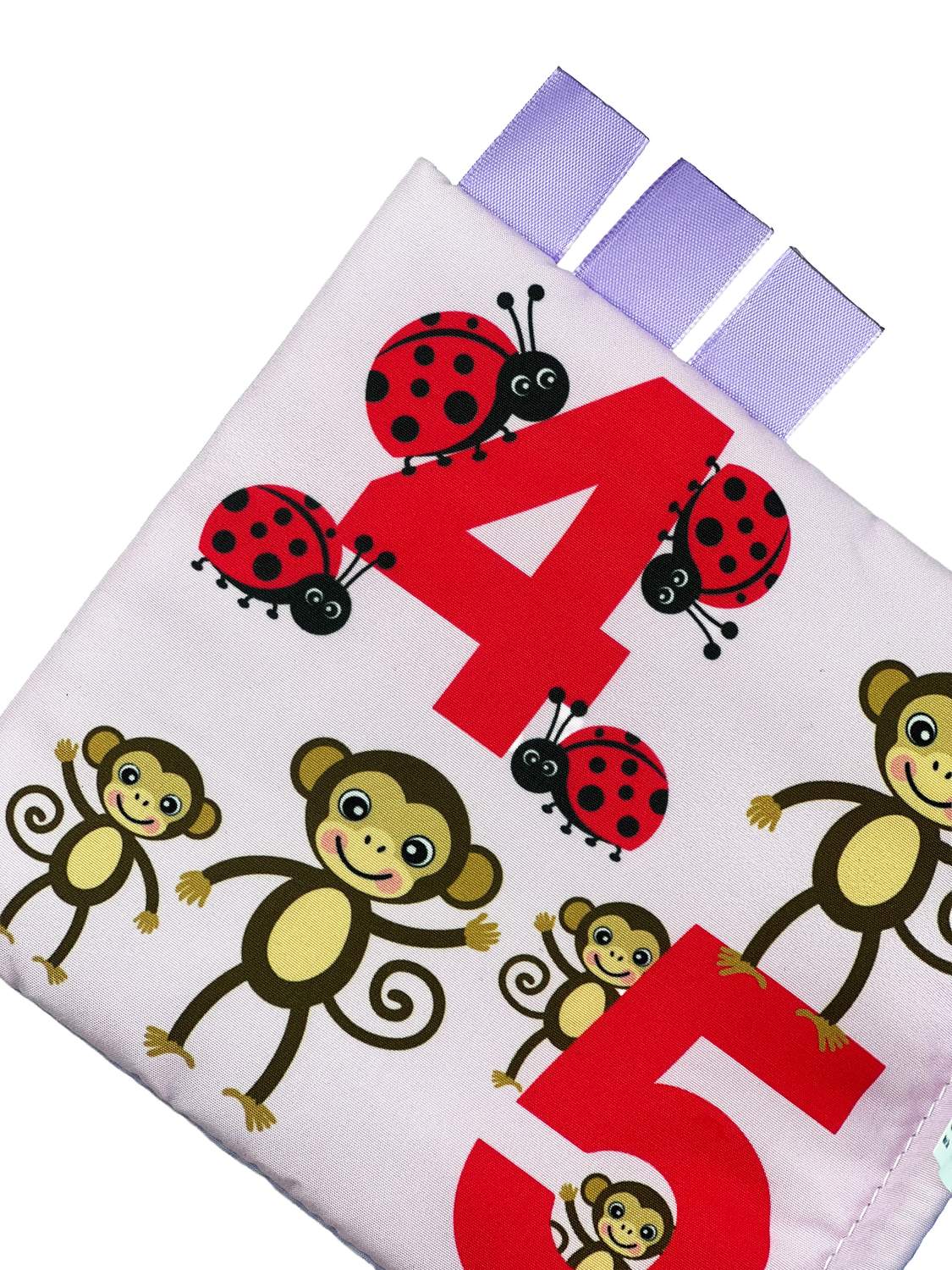 Baby Soft Book with Bright Colors & Animal Pictures