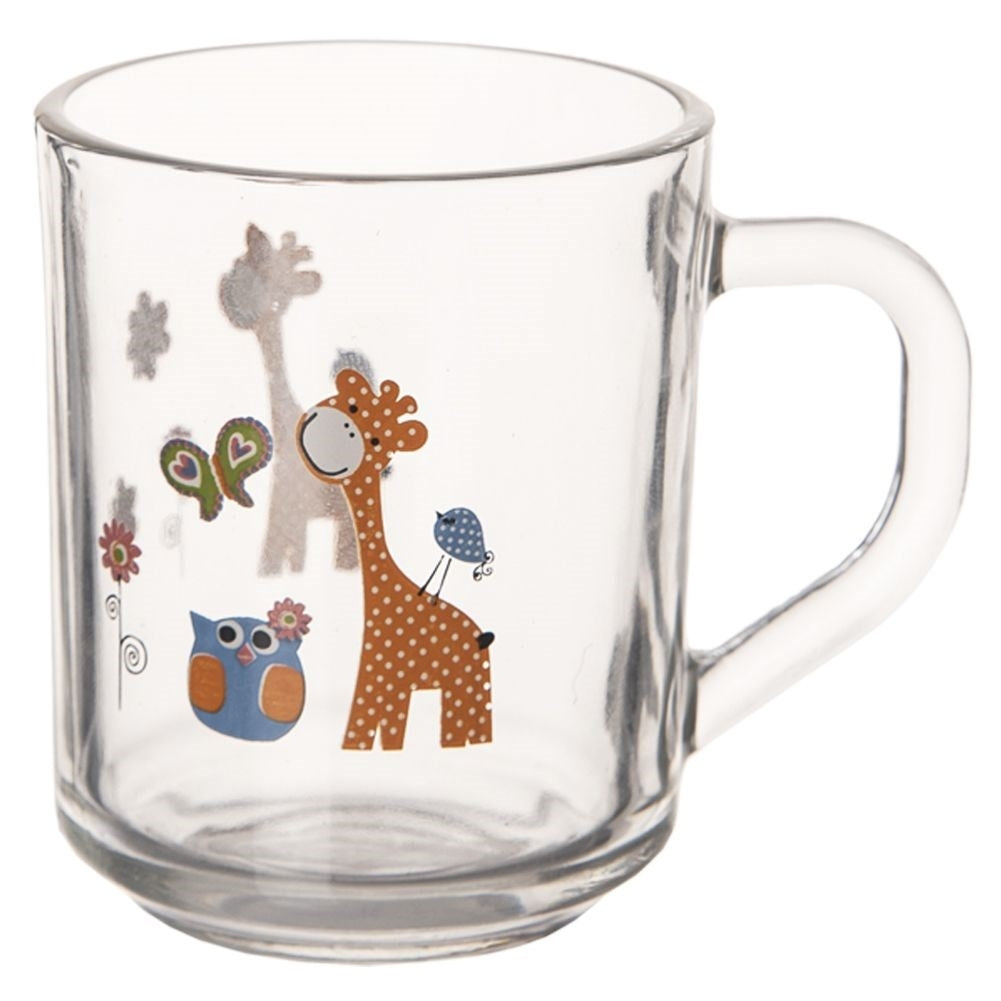 Children's Mug with Giraffe Motif - Dishwasher & Microwave Safe