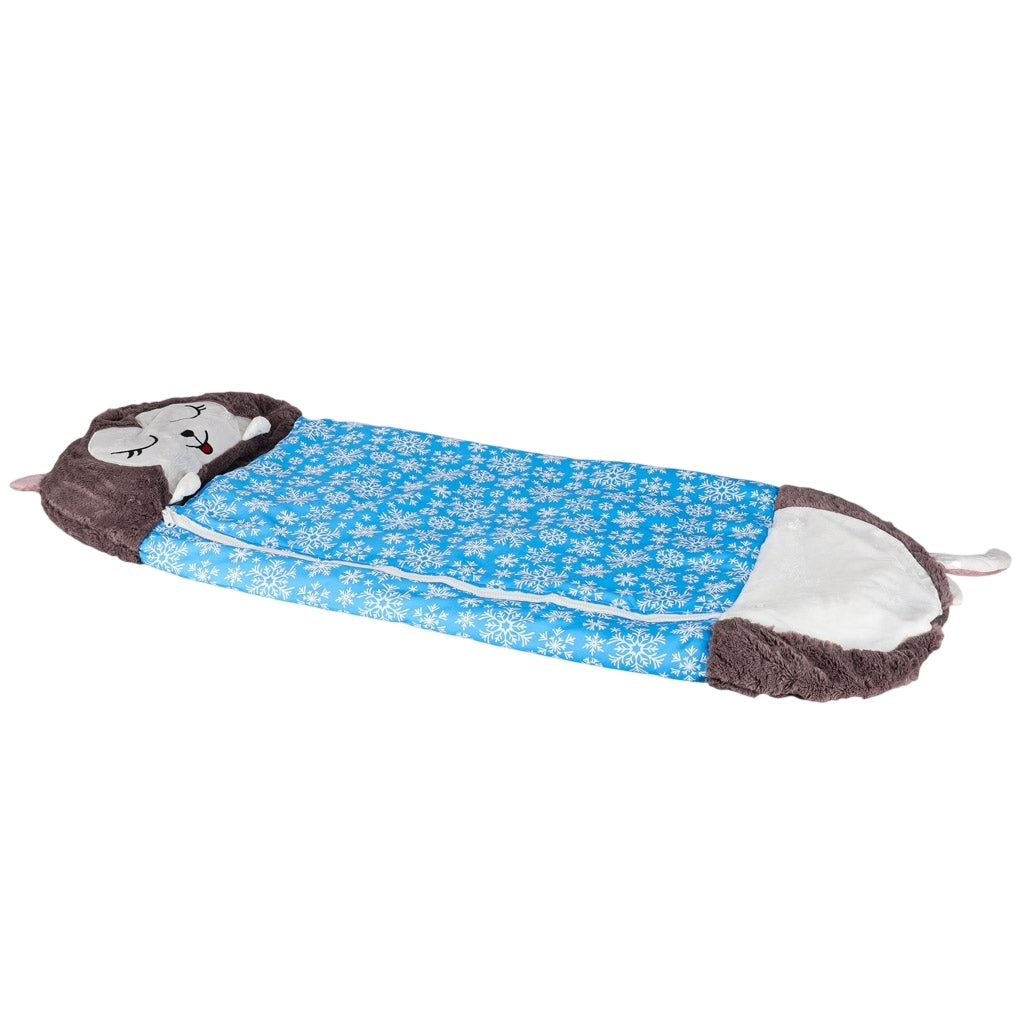 Children's Sleeping Bag with Pillow, 2-in-1, 135x50cm, Blue