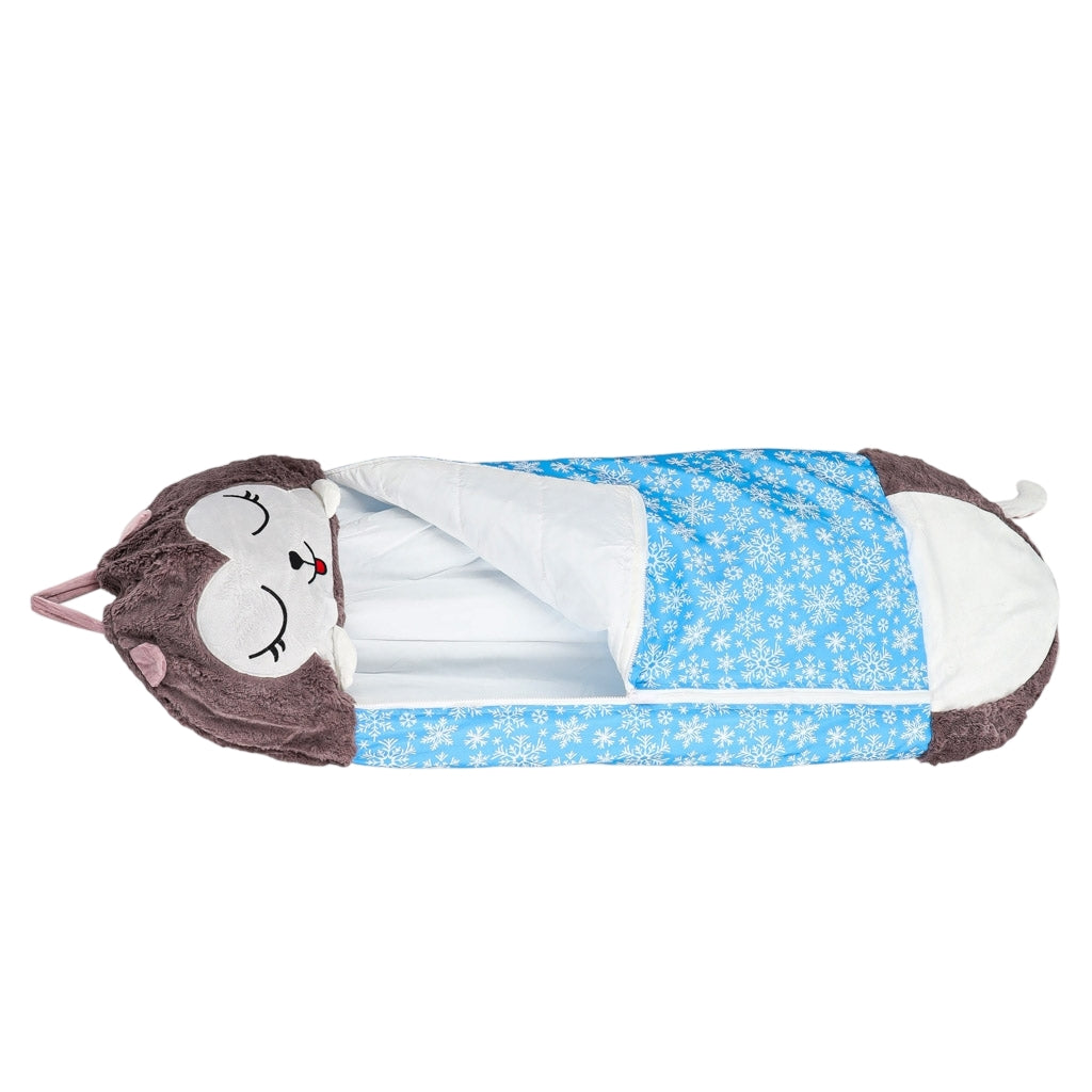 Children's Sleeping Bag with Pillow, 2-in-1, 135x50cm, Blue